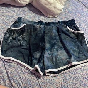 tie dye shorts